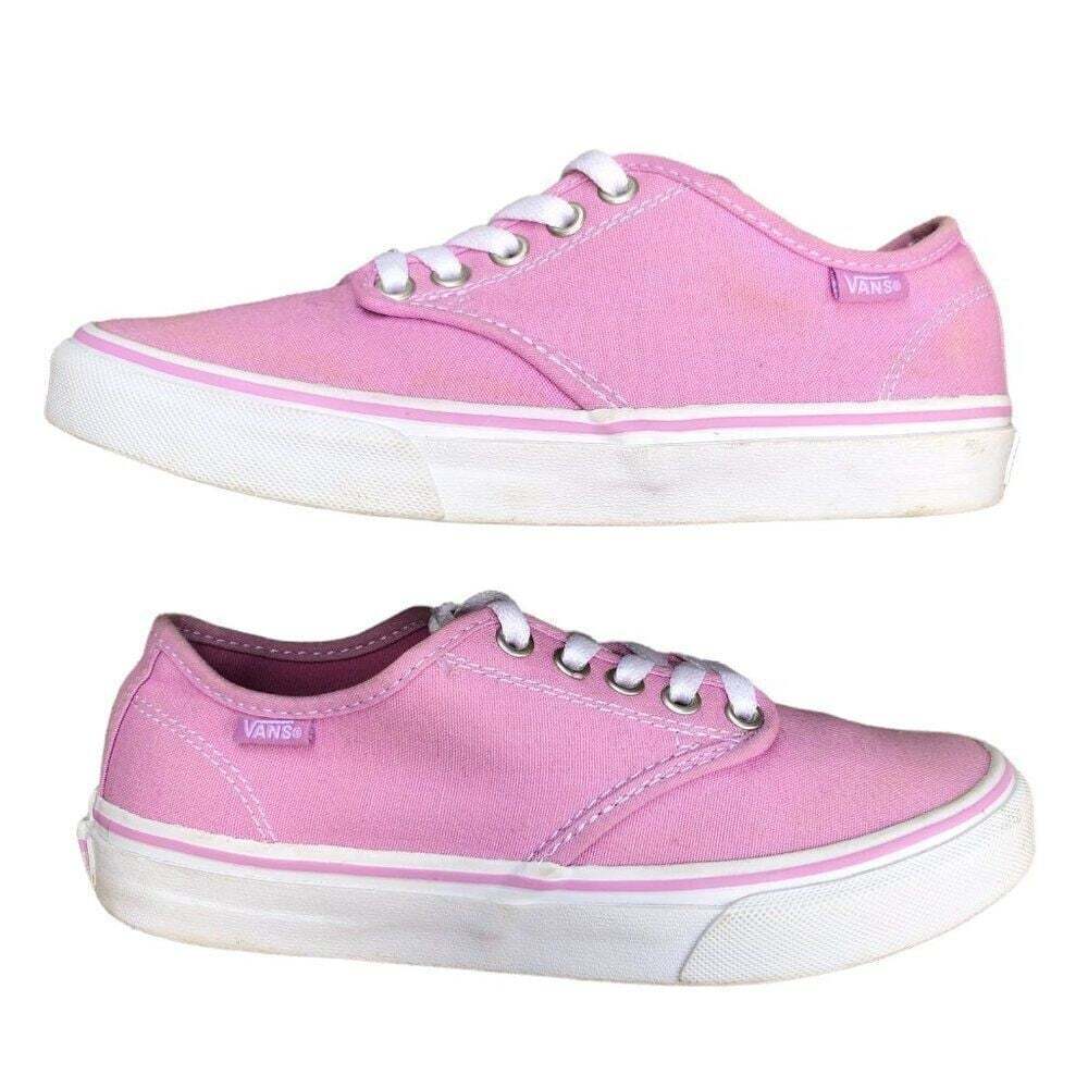 VANS Old School Pink Slip On Shoes Size 6